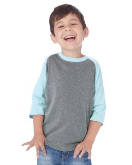 Next Level-Youth CVC Three-Quarter Sleeve Raglan-3352